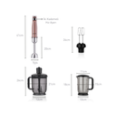 Korkmaz A449-01 Performix Blender Seti Mega Rosegold