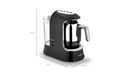 Korkmaz A862-01 Kahvekolik Aqua Siyah/Krom Otomatik Kahve Makinesi