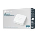 TP-LINK VIGI NVR1104H-4P V1.0 4 KANAL POE 1 SATA H265+ ONVIF NVR KAYIT CİHAZI