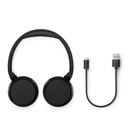 Philips TAH3209BK Kablosuz Kulak Üstü Kulaklık Dinamik Bas, Bluetooth, Çok Noktalı Bağlantı 25 Saat Siyah