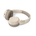 Philips TAH3209BG Kablosuz Kulak Üstü Kulaklık Dinamik Bas, Bluetooth, Çok Noktalı Bağlantı 25 Saat Bej