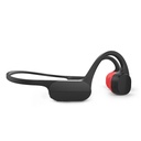 Philips TAA5608BK Açık Kulak Tasarımlı Kablosuz Sporcu Kulaklık, Kemik İletim, IPX5, Görünürlük için LED Işık, 6 Saat, Taşıma Çantalı