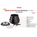 Tefal Ingenio Exception Titanyum 6X Büyük Set 12 Parça