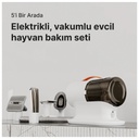 Xenon Smart Evcil Hayvan Bakım Seti Tüy Toplama ve Traş Makinesi, Mobil Kontrol, Kedi ve Köpek Uyumlu (X6301)