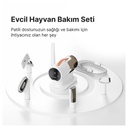 Xenon Smart Evcil Hayvan Bakım Seti Tüy Toplama ve Traş Makinesi, Mobil Kontrol, Kedi ve Köpek Uyumlu (X6301)
