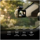 Xenon Smart Satürn Araç Kamerası 4K Sony IMX415 ADAS Güvenlik, Ön Arka Çift Kayıt, GPS, 5GHz WiFi, 512GB SD (X6454)