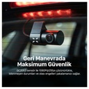 Xenon Smart Satürn Araç Kamerası 4K Sony IMX415 ADAS Güvenlik, Ön Arka Çift Kayıt, GPS, 5GHz WiFi, 512GB SD (X6454)