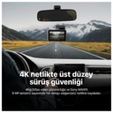 Xenon Smart Satürn Araç Kamerası 4K Sony IMX415 ADAS Güvenlik, Ön Arka Çift Kayıt, GPS, 5GHz WiFi, 512GB SD (X6454)