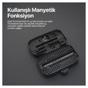 Xenon Smart Hassas Tornavida Seti 153 Parça, Şarjlı, Ledli, Saat, Gözlük, Bilgisayar Uyumlu Tamir Kiti (X6833)