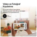 Xenon Smart Bebek Kamerası 3MP 5 Inch Monitör, Mobil Takip, Ağlama Algılama, 360° Gece Görüş, RGB Lambalı (X7202)