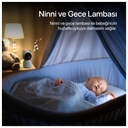 Xenon Smart Bebek Kamerası 3MP 5 Inch Monitör, Mobil Takip, Ağlama Algılama, 360° Gece Görüş, RGB Lambalı (X7202)