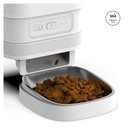 Xenon Smart Otomatik Mama Kabı 4 Lt, Mobil Uygulama Kontrollü, Paslanmaz Çelik Kaseli (X8612)