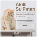 Xenon Smart Kedi Su Pınarı Beyaz Ultra Sessiz, Wifi, Akıllı, Otomatik, Su Çeşmesi (X8650_M1)