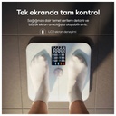 Xenon Smart Akıllı Tartı Beyaz 17 Temel Vücut Analizi, Nabız Ölçer, Mobil Kontrol, Dijital Baskül (X8702)