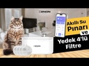 Xenon Smart Kedi Su Pınarı Beyaz Ultra Sessiz, Wifi, Akıllı, Otomatik, Su Çeşmesi (X8650_M1)