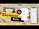 Xenon Smart Akıllı Elektrik Prizi Enerji İzleme Özellikli, Aşırı Gerilim Koruması ve Wi-Fi Bluetooth Bağlantısı (X7010)