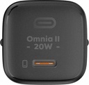 Aukey PA-B1T-BK 20W Omnia II Mini GaN PD QC 3.0 Type C Hızlı Şarj Adaptörü Siyah