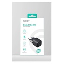 Aukey PA-B1T-BK 20W Omnia II Mini GaN PD QC 3.0 Type C Hızlı Şarj Adaptörü Siyah