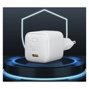 Aukey PA-B1T-WH 20W Omnia II Mini GaN PD QC 3.0 Type C Hızlı Şarj Adaptörü Beyaz