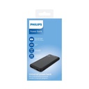 Philips DLP1812PB 10.000 mAh 2xUSB-A 2.1A, USB-C Çıkış Taşınabilir Şarj Cihazı Siyah