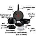 Tefal Ingenio Excellence Fusion Core 9X Büyük Tencere Ve Tava Seti - 14 Parça