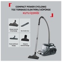 Tefal TW37B1TR Compact Power Cyclonic 850 Watt 1,5 L Kapasiteli Toz Torbasız Süpürge