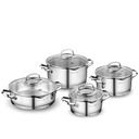 Korkmaz Steama 8 Parça Tencere Seti A1999