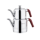 Korkmaz Riva Kırmızı Çaydanlık Takımı 1.9 lt A189