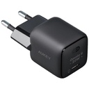 Aukey PA-B1T-BK 20W Omnia II Mini GaN PD QC 3.0 Type C Hızlı Şarj Adaptörü Siyah