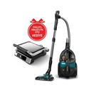 Philips BXA0077/00, XB9185/07 Toz Torbasız Süpürge (HD6301/90 Tost Makinesi Hediyeli)