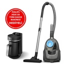Philips BXA0058/00 XB2142/10 Toz Torbasız Süpürge + HDA150/161 Türk Kahve Makinesi