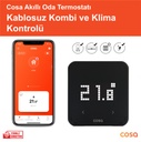 Cosa Akıllı Oda Termostatı Kablosuz Kombi ve Klima Kontrolü P4TR-21-AC
